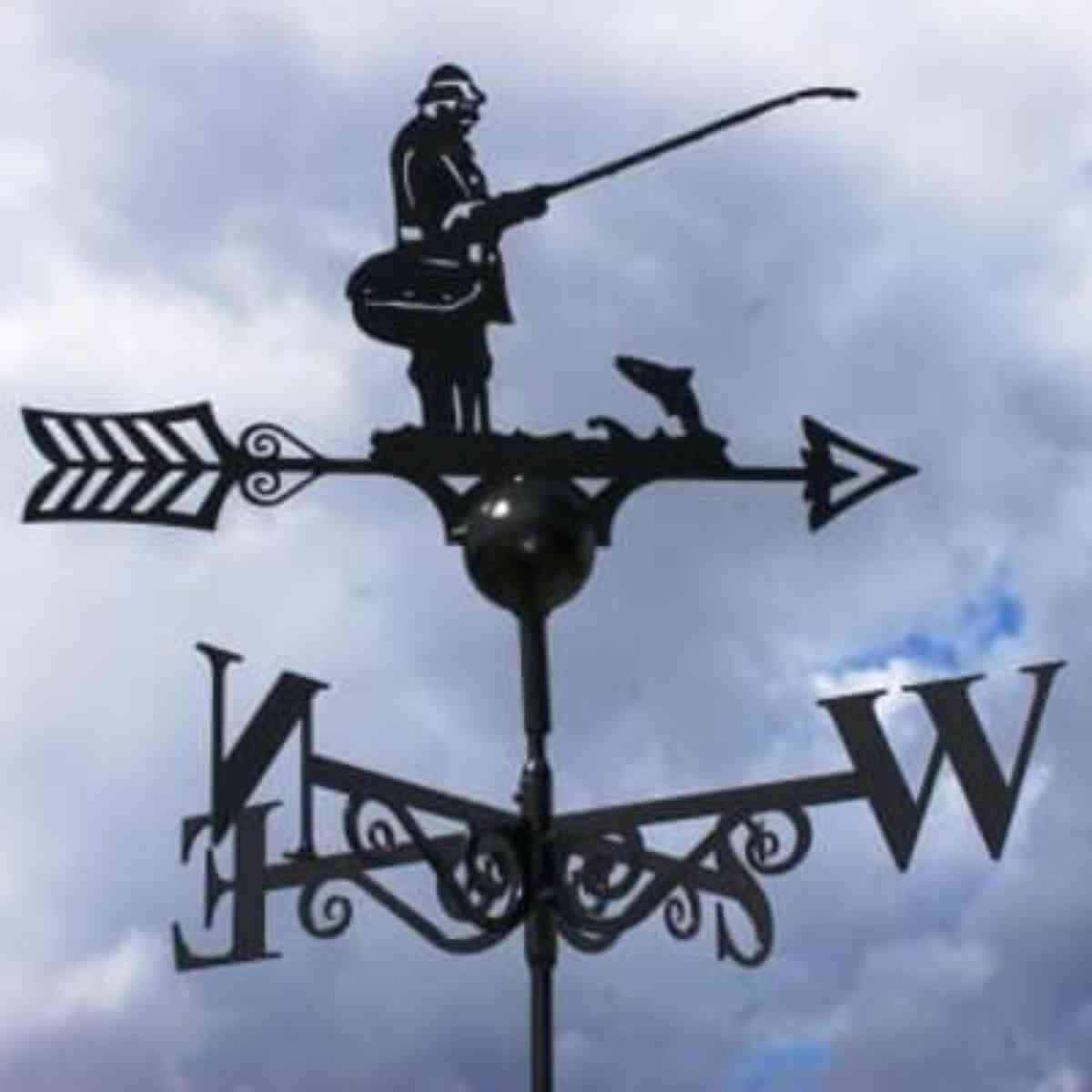 fisherman weathervane fisherman weathervane